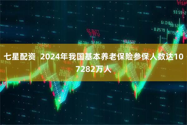 七星配资 2024年我国基本养老保险参保人数达107282万人